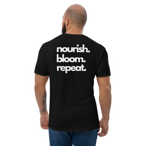 Open image in slideshow, Nourish. Bloom. Repeat. Short Sleeve T-shirt
